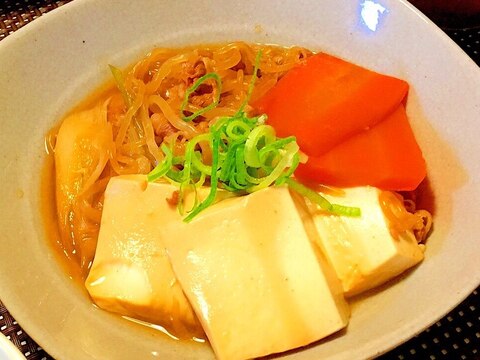 フライパンでOK♡ほっこり我が家の肉豆腐♡